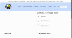 Desktop Screenshot of judoclubplzen.cz